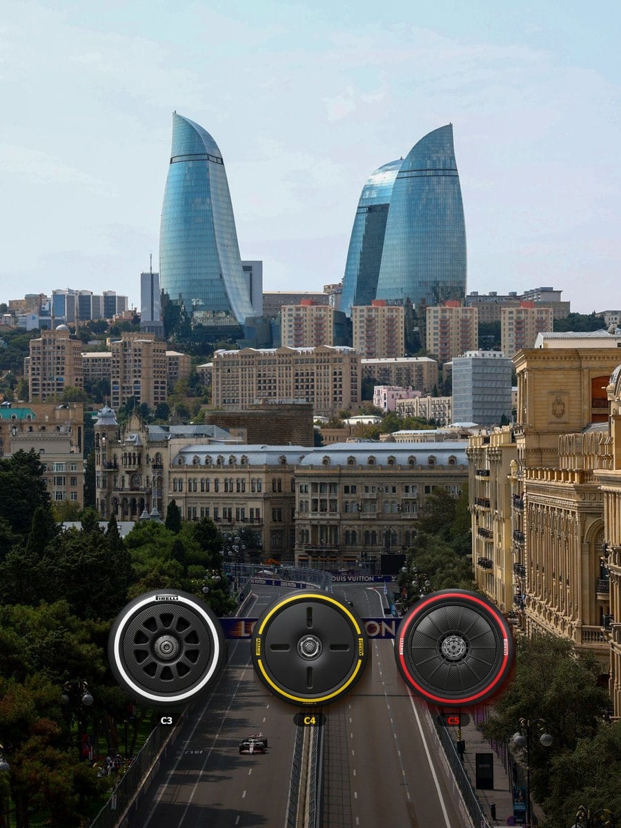 Pirelli Reveals Tyre Choices for 2026 Azerbaijan Grand Prix