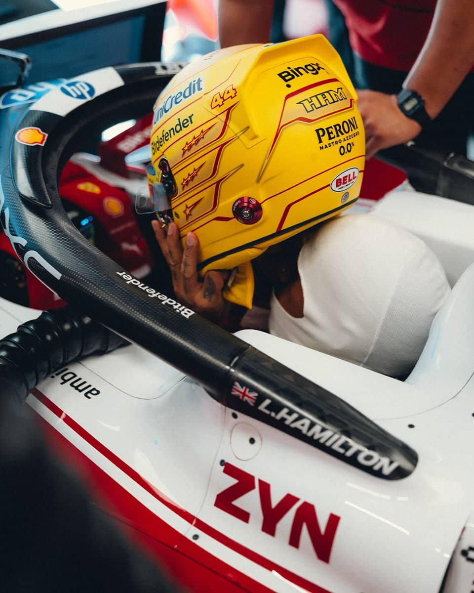Lewis Hamilton Defends Ferrari After Bahrain Tyre Strategy Snafu