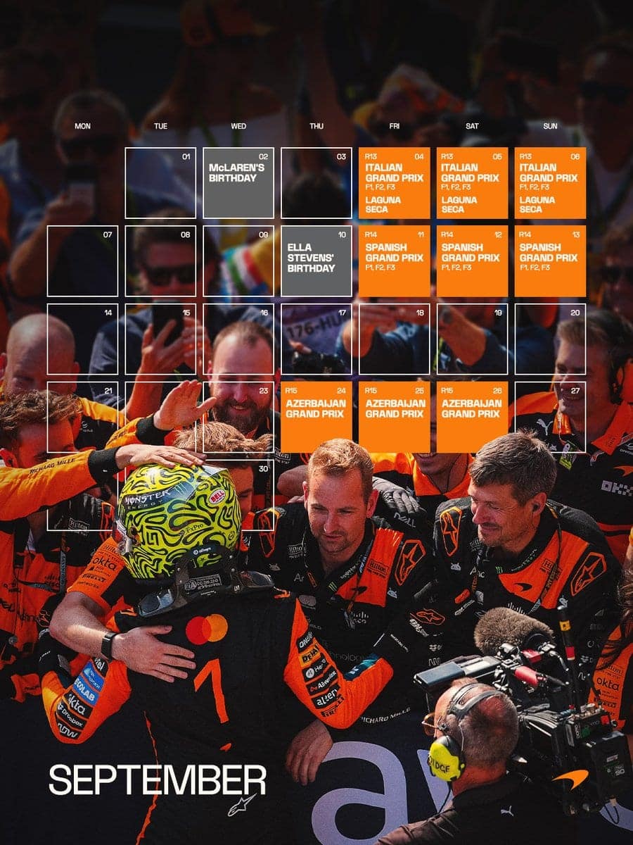 F1 Unveils 2027 Calendar Featuring 10 Sprint Events