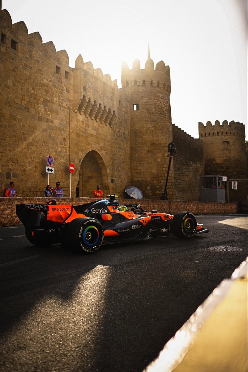 Norris Disheartened by McLaren's Struggles on Day One in Baku