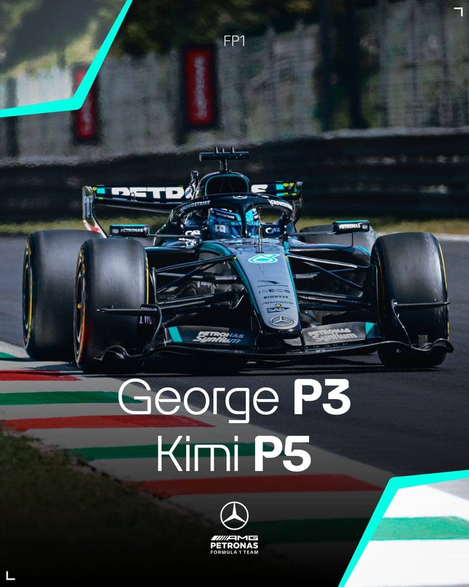 Russell Leads Final Practice at Monza Amid Penalties and Towing Strategies