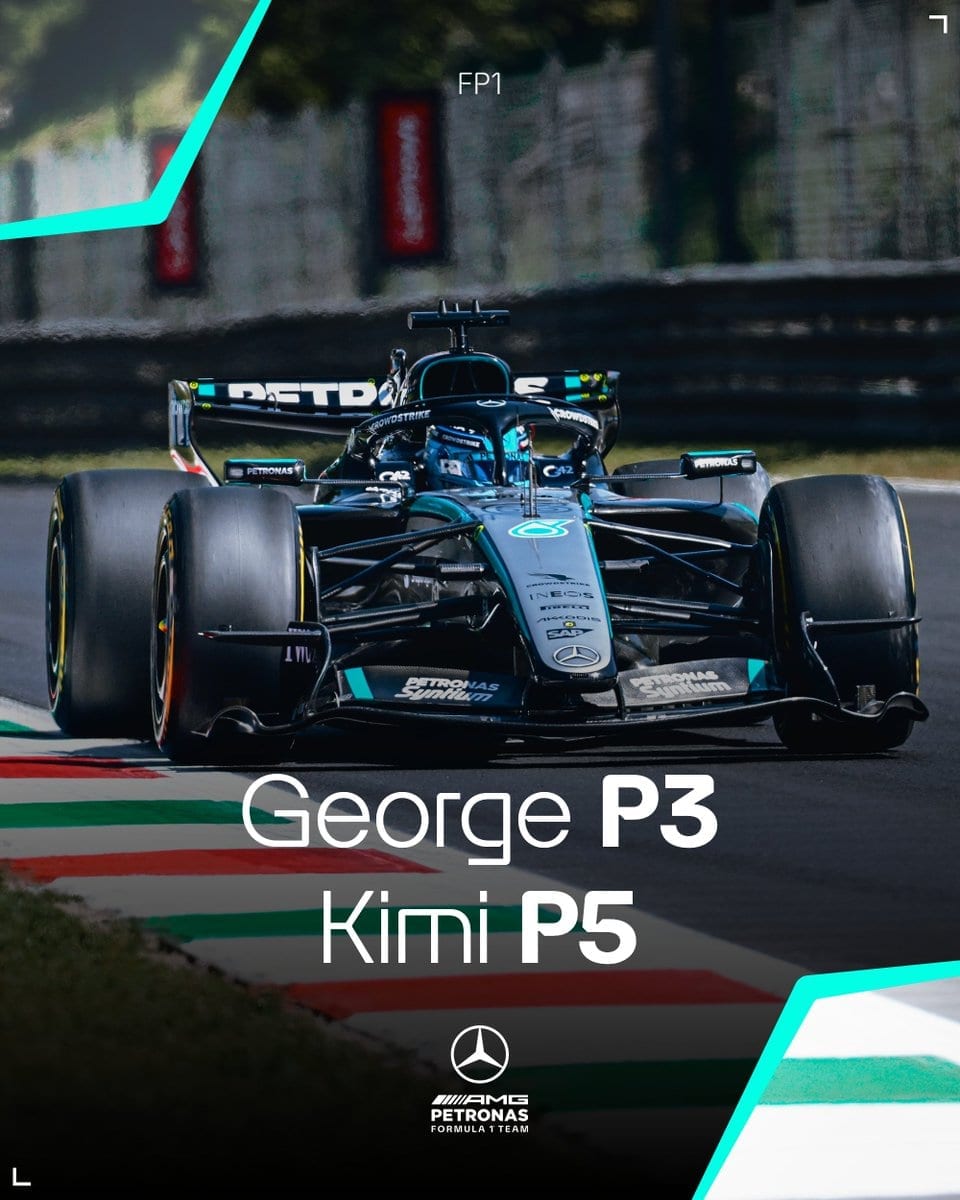 Russell Leads Final Practice at Monza Amid Penalties and Towing Strategies