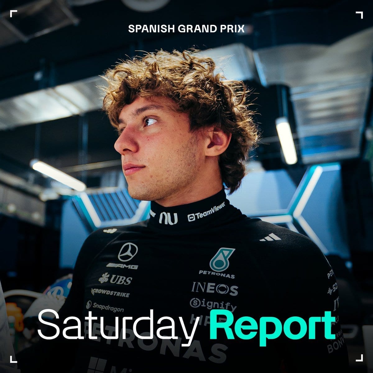 Russell's Pole Hopes Deflated by Overheating Tyres in Madrid
