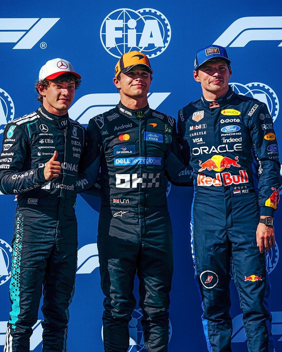 Kimi Antonelli Claims Pole at U.S. Grand Prix, Edging Out Max Verstappen