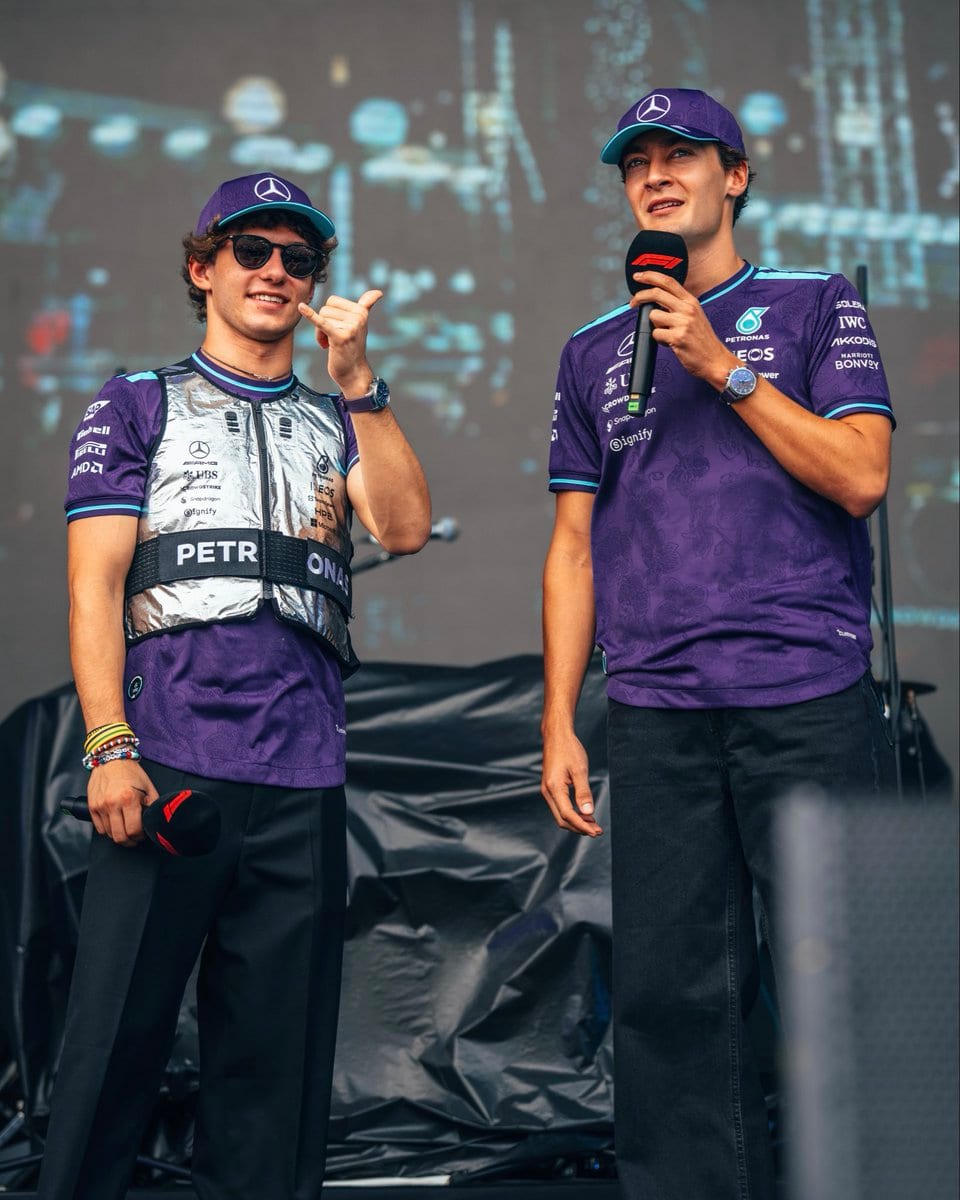 Mercedes Unveils Special Livery for United States Grand Prix