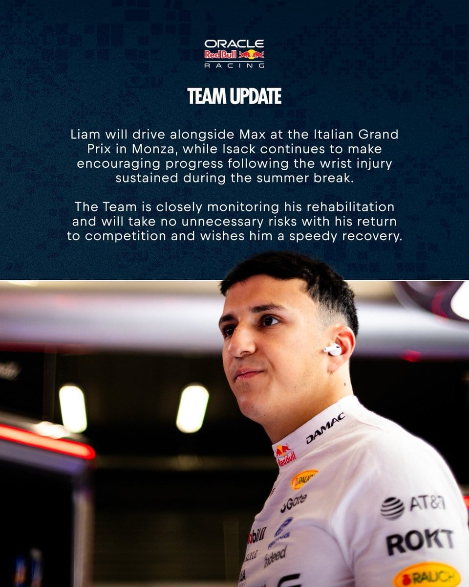 Liam Lawson Faces Back-of-the-Grid Start at Monza After Engine Changes