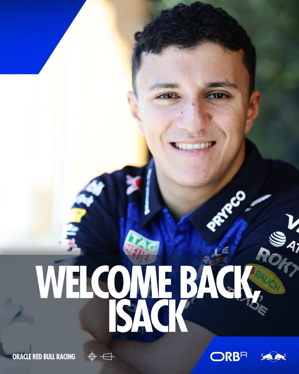 Isack Hadjar Returns to Red Bull Line-Up for Azerbaijan GP